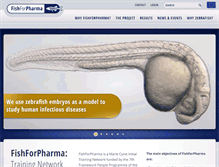 Tablet Screenshot of fishforpharma.com